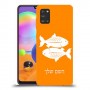 דגים כיסוי מגן קשיח בעיצוב אישי עם השם שלך ל Samsung Galaxy A31 יחידה אחת סקרין מובייל