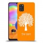 עץ כיסוי מגן קשיח בעיצוב אישי עם השם שלך ל Samsung Galaxy A31 יחידה אחת סקרין מובייל