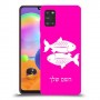 דגים כיסוי מגן קשיח בעיצוב אישי עם השם שלך ל Samsung Galaxy A31 יחידה אחת סקרין מובייל