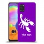 עקרב כיסוי מגן קשיח בעיצוב אישי עם השם שלך ל Samsung Galaxy A31 יחידה אחת סקרין מובייל