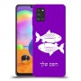 דגים כיסוי מגן קשיח בעיצוב אישי עם השם שלך ל Samsung Galaxy A31 יחידה אחת סקרין מובייל