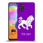 אריה כיסוי מגן קשיח בעיצוב אישי עם השם שלך ל Samsung Galaxy A31 יחידה אחת סקרין מובייל