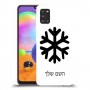 שלג כיסוי מגן קשיח בעיצוב אישי עם השם שלך ל Samsung Galaxy A31 יחידה אחת סקרין מובייל