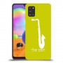 סקספון כיסוי מגן קשיח בעיצוב אישי עם השם שלך ל Samsung Galaxy A31 יחידה אחת סקרין מובייל