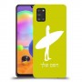 גלישה כיסוי מגן קשיח בעיצוב אישי עם השם שלך ל Samsung Galaxy A31 יחידה אחת סקרין מובייל