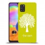 עץ כיסוי מגן קשיח בעיצוב אישי עם השם שלך ל Samsung Galaxy A31 יחידה אחת סקרין מובייל