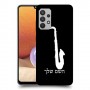 סקספון כיסוי מגן קשיח בעיצוב אישי עם השם שלך ל Samsung Galaxy A32 יחידה אחת סקרין מובייל