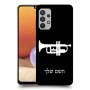 חצוצרה כיסוי מגן קשיח בעיצוב אישי עם השם שלך ל Samsung Galaxy A32 יחידה אחת סקרין מובייל