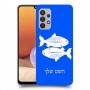 דגים כיסוי מגן קשיח בעיצוב אישי עם השם שלך ל Samsung Galaxy A32 יחידה אחת סקרין מובייל