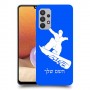 סנובורד כיסוי מגן קשיח בעיצוב אישי עם השם שלך ל Samsung Galaxy A32 יחידה אחת סקרין מובייל