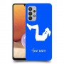 אימון ספורט - אישה כיסוי מגן קשיח בעיצוב אישי עם השם שלך ל Samsung Galaxy A32 יחידה אחת סקרין מובייל