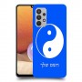 סמל יינג יאנג - סין כיסוי מגן קשיח בעיצוב אישי עם השם שלך ל Samsung Galaxy A32 יחידה אחת סקרין מובייל