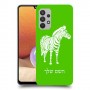 זברה כיסוי מגן קשיח בעיצוב אישי עם השם שלך ל Samsung Galaxy A32 יחידה אחת סקרין מובייל