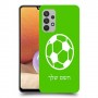 כדורגל - כדור כיסוי מגן קשיח בעיצוב אישי עם השם שלך ל Samsung Galaxy A32 יחידה אחת סקרין מובייל