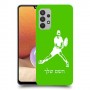 שחקן טניס כיסוי מגן קשיח בעיצוב אישי עם השם שלך ל Samsung Galaxy A32 יחידה אחת סקרין מובייל