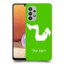אימון ספורט - אישה כיסוי מגן קשיח בעיצוב אישי עם השם שלך ל Samsung Galaxy A32 יחידה אחת סקרין מובייל