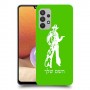מערב פרוע - קאובוי כיסוי מגן קשיח בעיצוב אישי עם השם שלך ל Samsung Galaxy A32 יחידה אחת סקרין מובייל