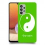 סמל יינג יאנג - סין כיסוי מגן קשיח בעיצוב אישי עם השם שלך ל Samsung Galaxy A32 יחידה אחת סקרין מובייל