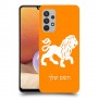 אריה כיסוי מגן קשיח בעיצוב אישי עם השם שלך ל Samsung Galaxy A32 יחידה אחת סקרין מובייל