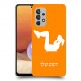 אימון ספורט - אישה כיסוי מגן קשיח בעיצוב אישי עם השם שלך ל Samsung Galaxy A32 יחידה אחת סקרין מובייל