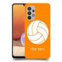 כדורעף - כדור כיסוי מגן קשיח בעיצוב אישי עם השם שלך ל Samsung Galaxy A32 יחידה אחת סקרין מובייל