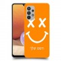 סמיילי כיסוי מגן קשיח בעיצוב אישי עם השם שלך ל Samsung Galaxy A32 יחידה אחת סקרין מובייל