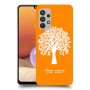 עץ כיסוי מגן קשיח בעיצוב אישי עם השם שלך ל Samsung Galaxy A32 יחידה אחת סקרין מובייל