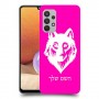זאב כיסוי מגן קשיח בעיצוב אישי עם השם שלך ל Samsung Galaxy A32 יחידה אחת סקרין מובייל