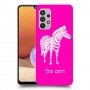 זברה כיסוי מגן קשיח בעיצוב אישי עם השם שלך ל Samsung Galaxy A32 יחידה אחת סקרין מובייל