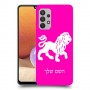 אריה כיסוי מגן קשיח בעיצוב אישי עם השם שלך ל Samsung Galaxy A32 יחידה אחת סקרין מובייל