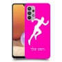 רץ כיסוי מגן קשיח בעיצוב אישי עם השם שלך ל Samsung Galaxy A32 יחידה אחת סקרין מובייל