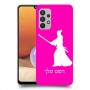 סמוראי כיסוי מגן קשיח בעיצוב אישי עם השם שלך ל Samsung Galaxy A32 יחידה אחת סקרין מובייל