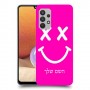 סמיילי כיסוי מגן קשיח בעיצוב אישי עם השם שלך ל Samsung Galaxy A32 יחידה אחת סקרין מובייל