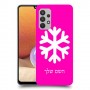 שלג כיסוי מגן קשיח בעיצוב אישי עם השם שלך ל Samsung Galaxy A32 יחידה אחת סקרין מובייל