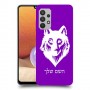 זאב כיסוי מגן קשיח בעיצוב אישי עם השם שלך ל Samsung Galaxy A32 יחידה אחת סקרין מובייל