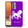 אריה כיסוי מגן קשיח בעיצוב אישי עם השם שלך ל Samsung Galaxy A32 יחידה אחת סקרין מובייל