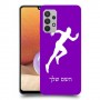 רץ כיסוי מגן קשיח בעיצוב אישי עם השם שלך ל Samsung Galaxy A32 יחידה אחת סקרין מובייל
