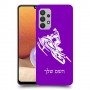 אופנוע שלג כיסוי מגן קשיח בעיצוב אישי עם השם שלך ל Samsung Galaxy A32 יחידה אחת סקרין מובייל