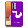 אימון ספורט - אישה כיסוי מגן קשיח בעיצוב אישי עם השם שלך ל Samsung Galaxy A32 יחידה אחת סקרין מובייל