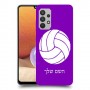 כדורעף - כדור כיסוי מגן קשיח בעיצוב אישי עם השם שלך ל Samsung Galaxy A32 יחידה אחת סקרין מובייל