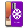 שלג כיסוי מגן קשיח בעיצוב אישי עם השם שלך ל Samsung Galaxy A32 יחידה אחת סקרין מובייל