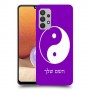 סמל יינג יאנג - סין כיסוי מגן קשיח בעיצוב אישי עם השם שלך ל Samsung Galaxy A32 יחידה אחת סקרין מובייל