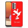 צפרדע טרופית כיסוי מגן קשיח בעיצוב אישי עם השם שלך ל Samsung Galaxy A32 יחידה אחת סקרין מובייל
