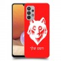 זאב כיסוי מגן קשיח בעיצוב אישי עם השם שלך ל Samsung Galaxy A32 יחידה אחת סקרין מובייל