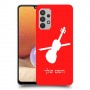 כינור כיסוי מגן קשיח בעיצוב אישי עם השם שלך ל Samsung Galaxy A32 יחידה אחת סקרין מובייל