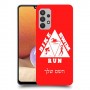 טריאתלון כיסוי מגן קשיח בעיצוב אישי עם השם שלך ל Samsung Galaxy A32 יחידה אחת סקרין מובייל