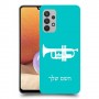 חצוצרה כיסוי מגן קשיח בעיצוב אישי עם השם שלך ל Samsung Galaxy A32 יחידה אחת סקרין מובייל