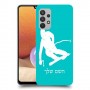 סקִי כיסוי מגן קשיח בעיצוב אישי עם השם שלך ל Samsung Galaxy A32 יחידה אחת סקרין מובייל