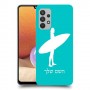גלישה כיסוי מגן קשיח בעיצוב אישי עם השם שלך ל Samsung Galaxy A32 יחידה אחת סקרין מובייל