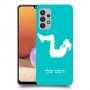 אימון ספורט - אישה כיסוי מגן קשיח בעיצוב אישי עם השם שלך ל Samsung Galaxy A32 יחידה אחת סקרין מובייל